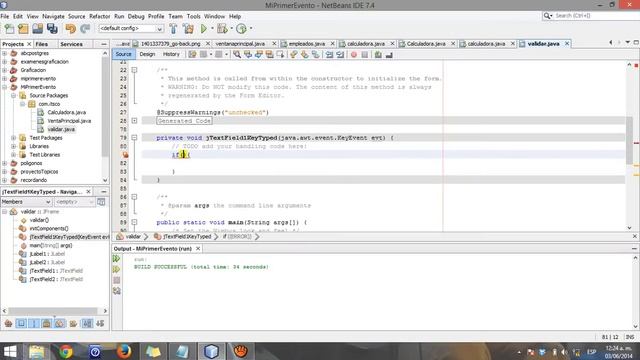 validación de cajas de texto en netbeans смотреть онлайн