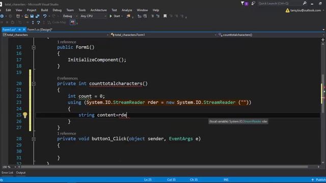 C# - How to Count Total Character In File || # Stream Reader. смотреть онлайн
