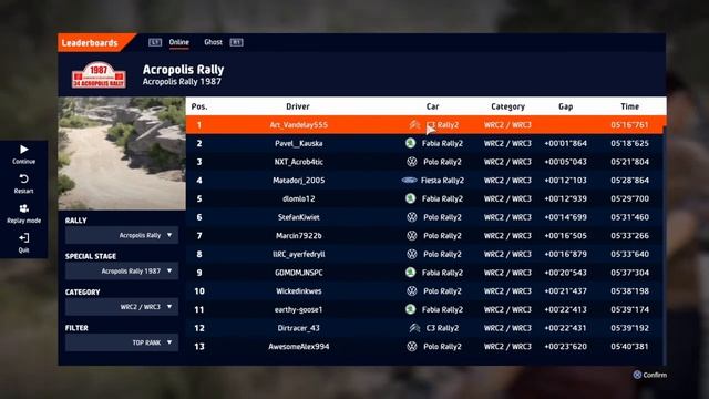 WRC 10 | Skoda Fabia Rally2 | 34th Acropolis Rally (1987) | + Onboard Replay