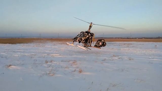 Посадка автожира Егерь-Патруль смотреть онлайн