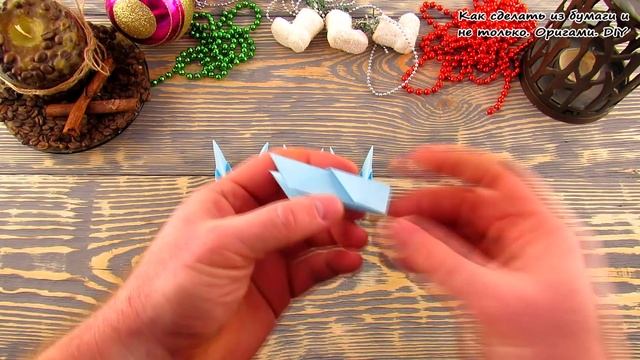 КАК СДЕЛАТЬ 3D СНЕЖИНКУ ИЗ БУМАГИ. Поделка НА Новый Год СВОИМИ РУКАМИ №46 смотреть онлайн