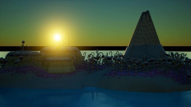 Candy Island - All steps of the lighting in GIF смотреть онлайн