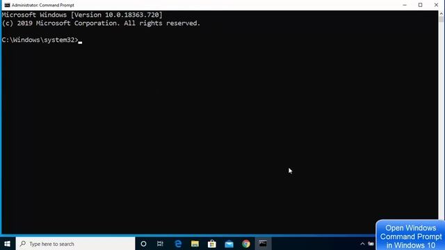 How to Open Windows Command Prompt in Windows 10 смотреть онлайн