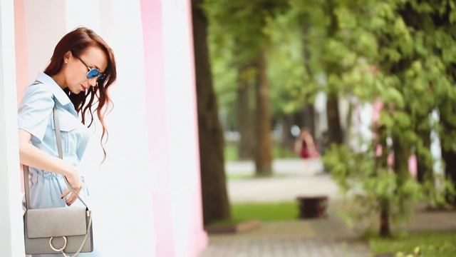 Стильное голубое платье-халат с Aliexpress смотреть онлайн