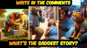 Sad story - Cat AI #cat #cute #cutecat 🐾  AI Cat