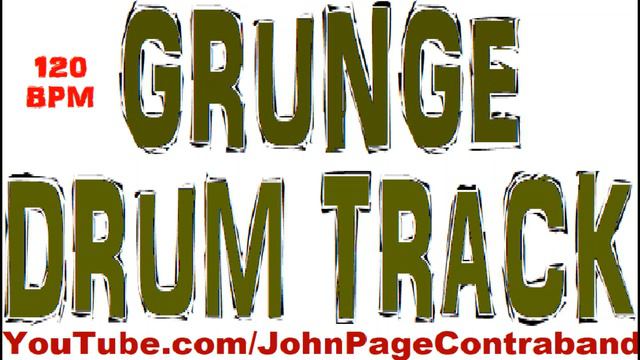 Grunge Rock Drum Track 120 Bpm