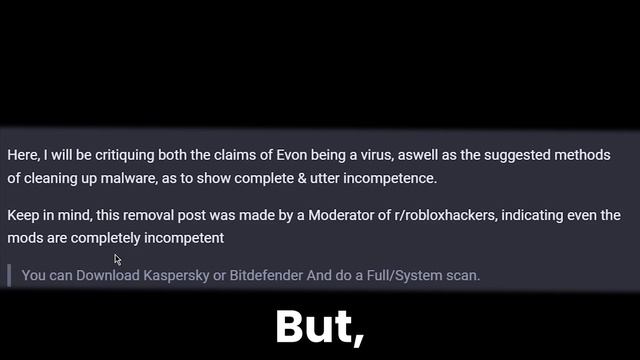 Evon is NOT a virus... (Best Keyless Executor Debunked) смотреть онлайн