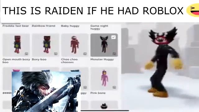 this is Raiden if he had roblox meme смотреть онлайн