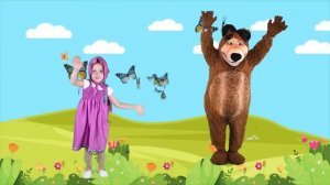 Зарядка с Машей и Медведем | Игротанец | танцы для аниматоров