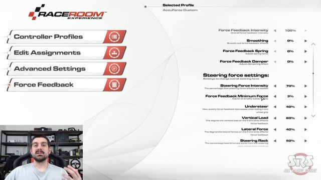 RaceRoom Force Feedback Settings Guide смотреть онлайн