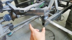 Постройка вездехода (каракат). Крепление рулевой рейки