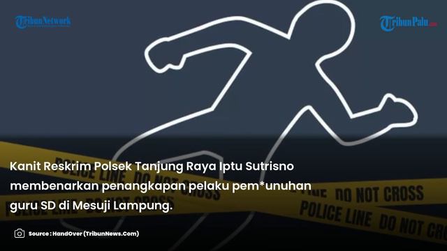 Pelaku Pembunuhan Bu Guru SD di Mesuji Lampung Diringkus, Pelaku Kekasih Korban? смотреть онлайн