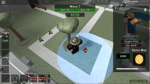 How far can you go with ONLY Fragger? | Tower Battles [ROBLOX] | NEW Upgrade Pictures! смотреть онлайн