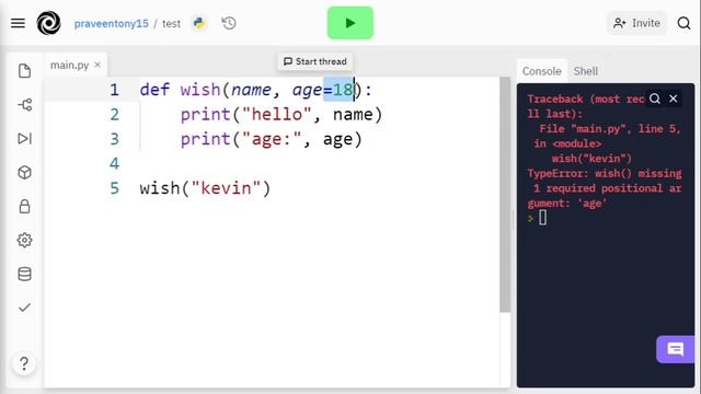 Functions in Python. смотреть онлайн