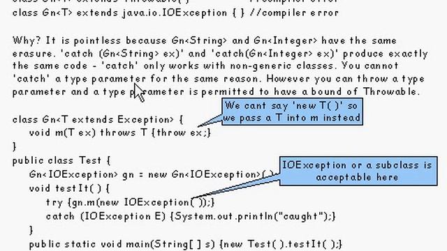 Java Tutorial 24.33: Generic types and Wildcard types смотреть онлайн
