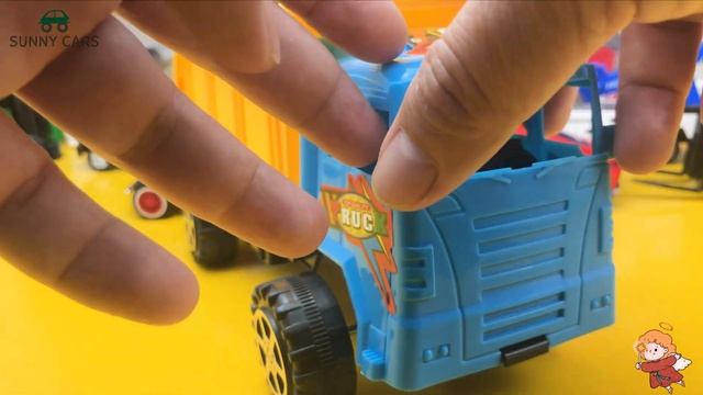 ford ranger, dump truck, monster truck Sunny Cars #1438 смотреть онлайн