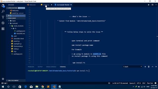 Cannot find module in node.js смотреть онлайн