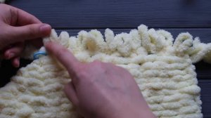 Плед из PUFFY в АВТОКРЕСЛО, ЛЮЛЬКУ или КОЛЯСКУ. ПЛЮШЕВЫЙ плед без спиц и крючка из Alize Puffy