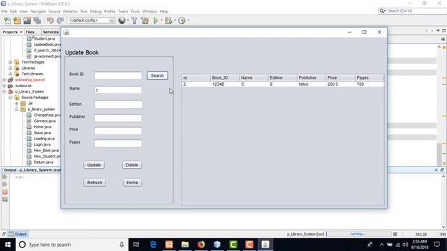 Complete Java gui project update and delete coding part or library management system in java gui смотреть онлайн