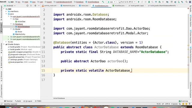 Android MVVM Room Database with Retrofit and Recyclerview - create Room Database (part-4) in hindi смотреть онлайн