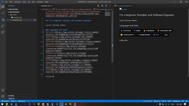 Оформляем профиль на GitHub с помощью Profile Readme смотреть онлайн