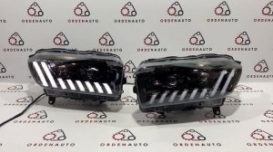 Передние фары Lada X-RAY в стиле AUDI с двумя Bi-LED модулями