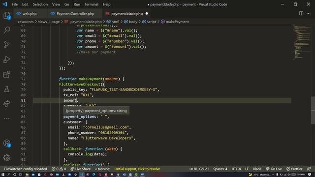 How to integrate Flutterwave Payment Gateway in Laravel 8 смотреть онлайн