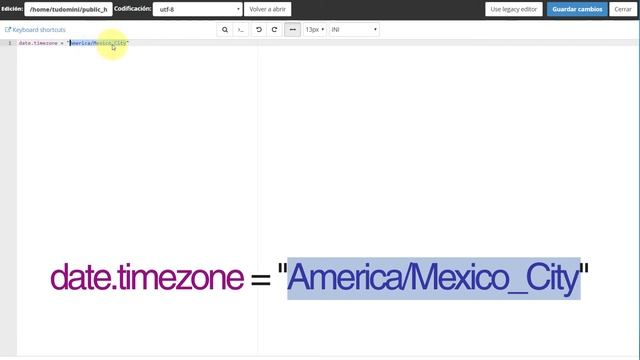 Cómo cambiar la zona horaria de tu página web desde cPanel смотреть онлайн