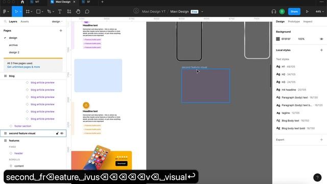 WEB DESIGN IN FIGMA ep.17: “Notes” Feature Image – Free UX / UI Course смотреть онлайн