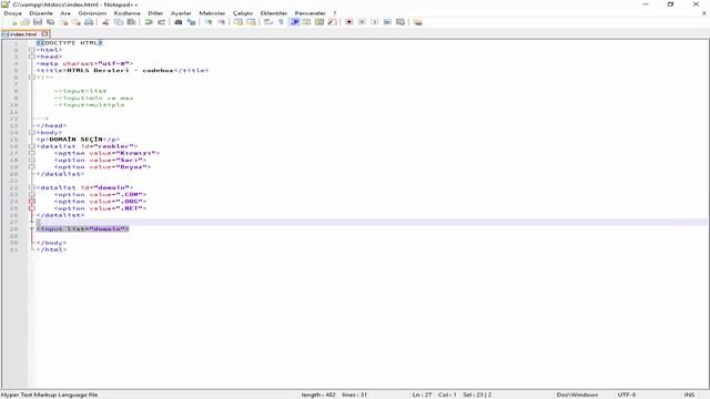 HTML5 ( list, min, max, multiple ) Elementleri #10 [ Code Box ] смотреть онлайн