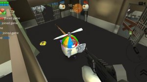 как нуб и про играют в Chicken Gun