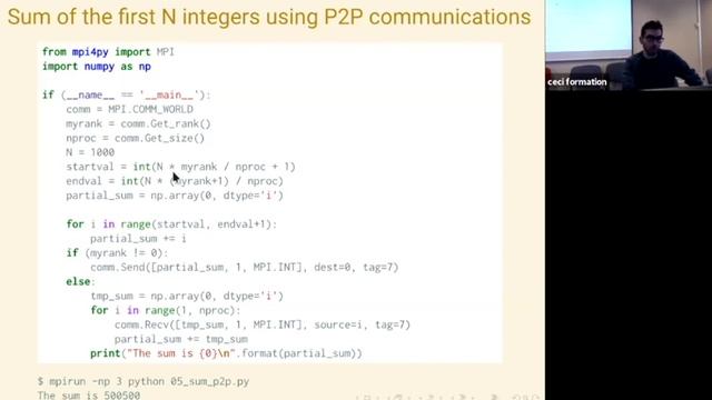 Parallel programming with MPI (Part III): mpi4py смотреть онлайн