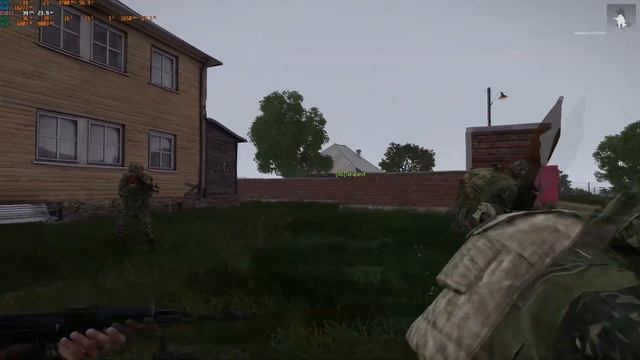 ArmA 3 RedBear Veteran mod - ВВ РФ штурмуют село захваченное Боевиками! смотреть онлайн