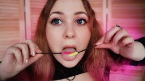 АСМР МАКИЯЖ СЛЮНКОЙ ?2.0? ASMR SPIT PAINTING your Makeup ? mouth sounds