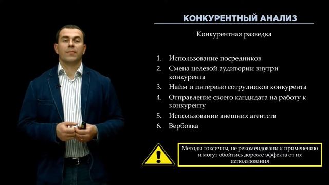 27. Токсичные методы анализа конкурентов смотреть онлайн