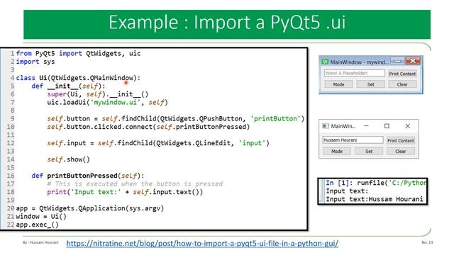 Python #54 QTDesigner in Arabic GUIبناء واجهة التطبيقات смотреть онлайн