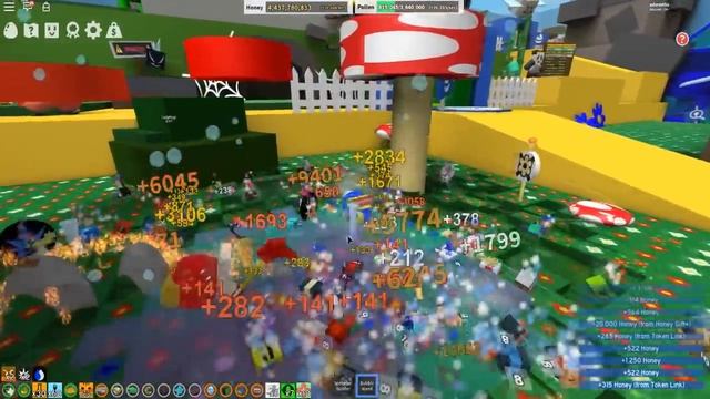 NEW RED VS BLUE CHALLENGE In Roblox Bee Swarm Simulator смотреть онлайн