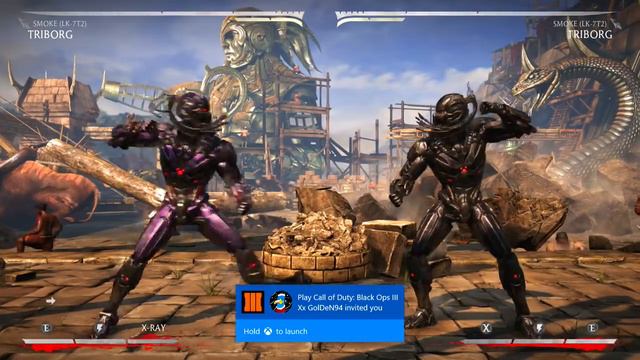 HOW TO PLAY SMOKE! - Mortal Kombat X Triborg "Smoke" Gameplay (MKXL) смотреть онлайн