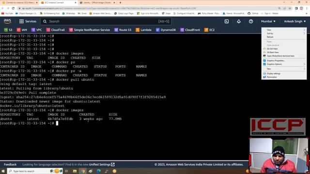 How To Install Docker, Create Container, Pull Image, Start, Stop and Login Container | In Hindi смотреть онлайн