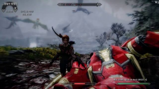 Skyrim - World Eater Dovahkiin (Battle Scene) смотреть онлайн