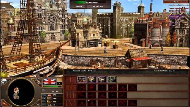 Age of Empires III: Old empires Britain vs Ottoman vs India part 1 смотреть онлайн