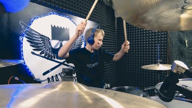 #31 Rammstein - Keine Lust - Drum Cover by Mayor Drummer (12 years) смотреть онлайн