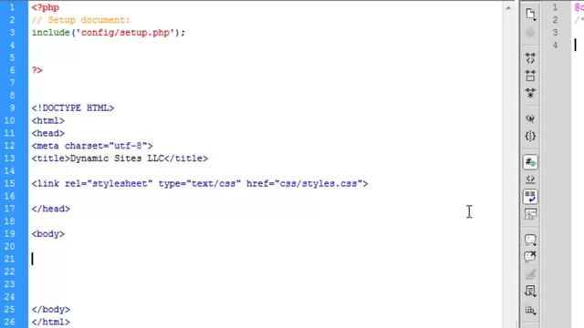 Developing a Dynamic Web site start to finish | Part 4 - Setting Up the File Structure смотреть онлайн
