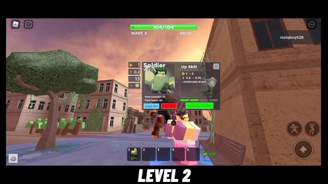 REVIEW PARTY SOLDIER[SKIN]|Roblox TDS video смотреть онлайн