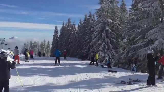Горы вылезают из тумана. Буковель 2016 смотреть онлайн