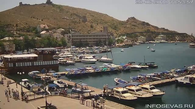 Балаклава, набережная Назукина.28 июня 2018 года смотреть онлайн
