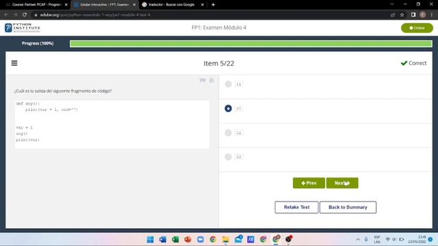 FP1 EXAMEN MODULO 4 смотреть онлайн