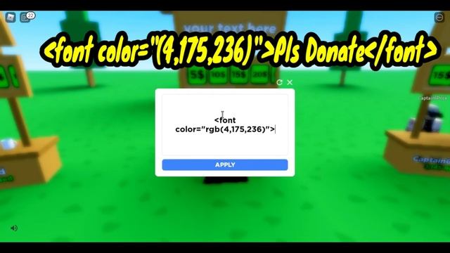 ?How to change text colors (Colored Text) In Roblox PLS DONATE ? смотреть онлайн