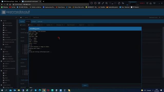 Sanal Makine Üzerinde OpenMediaVault Omv Extras ve Cockpit Docker Portainer Yacht Kurulumu смотреть онлайн