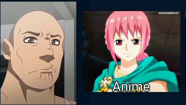 One Piece Female Edition-2, Anime Vs Reddit (The Rock Reaction Meme) смотреть онлайн